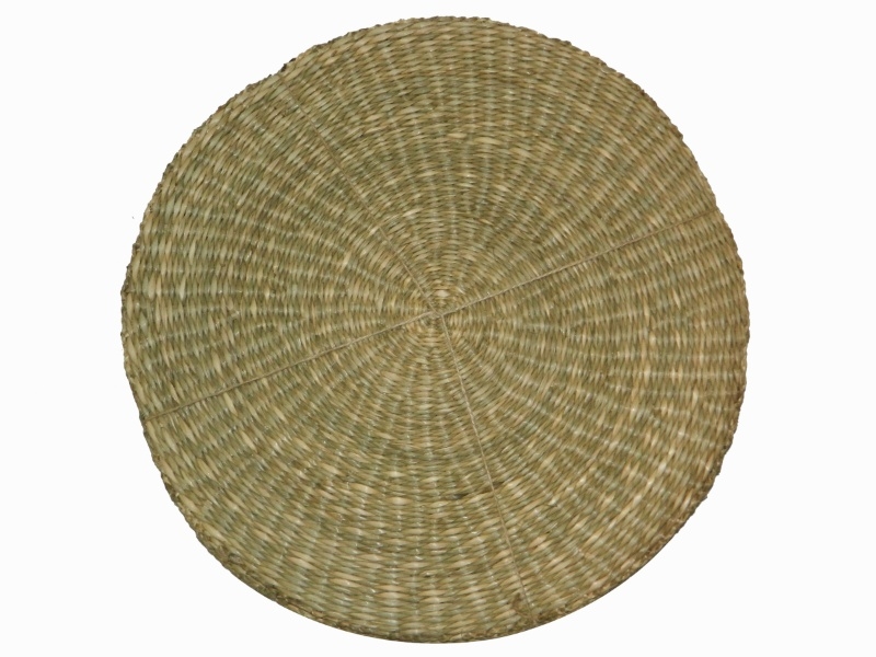 Refined Handcrafted Seagrass Round Placemat - Natural Tableware Solution